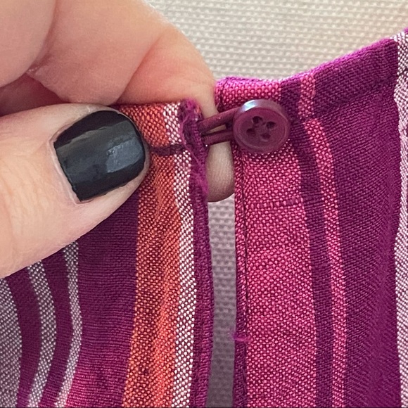 a new day Top Linen Blend Colorful Thin Strap NWT - Picture 6 of 10